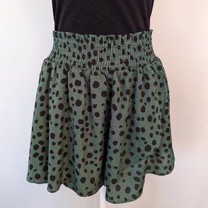 La Miel Green Skirt/Short